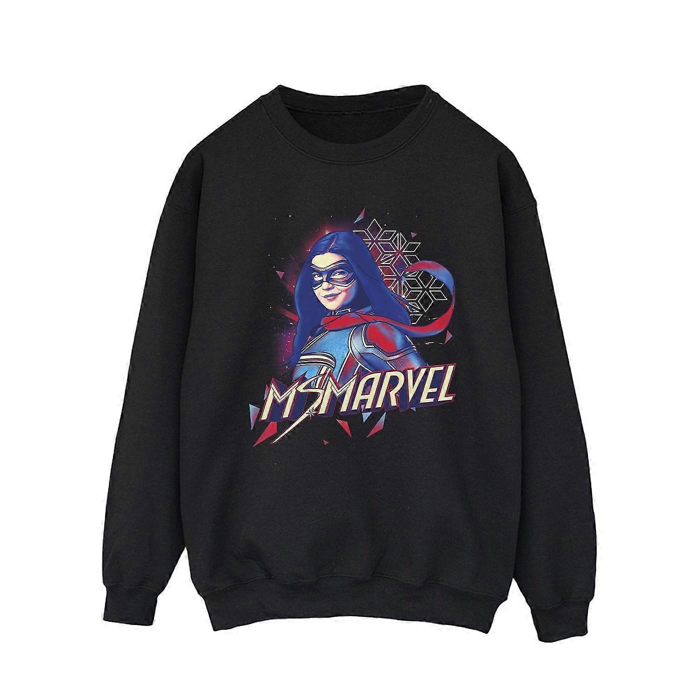 Marvel Heren Ms Marvel Face Fade Sweatshirt