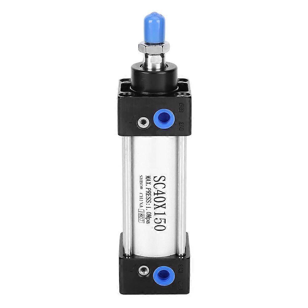 Vérin pneumatique double effet SC40, composants standard en alliage d'aluminium SC40 x 150