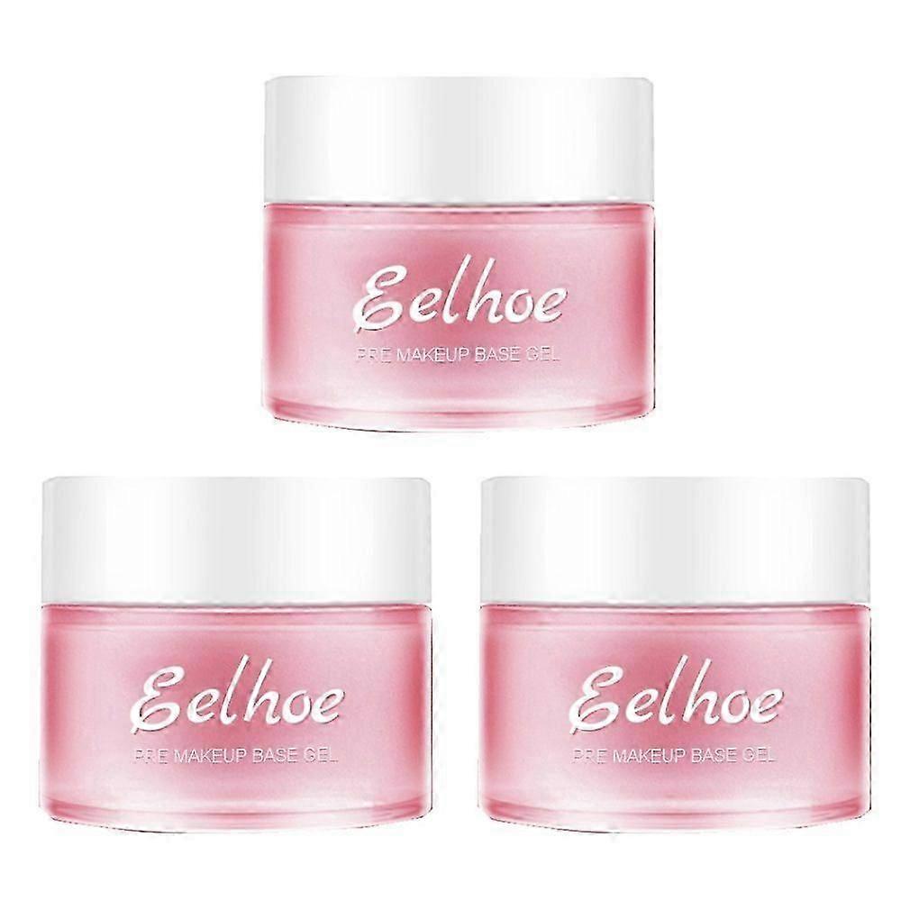 3-Piece Eelhoe Base Cream Primer Gel with Concealer, Moisturising and Pore-Shrinking for Flawless Makeup