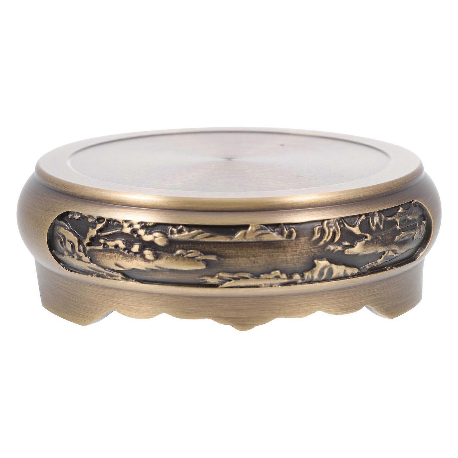 Golden Copper Incense Burner Base for Aromatherapy 1Pcs