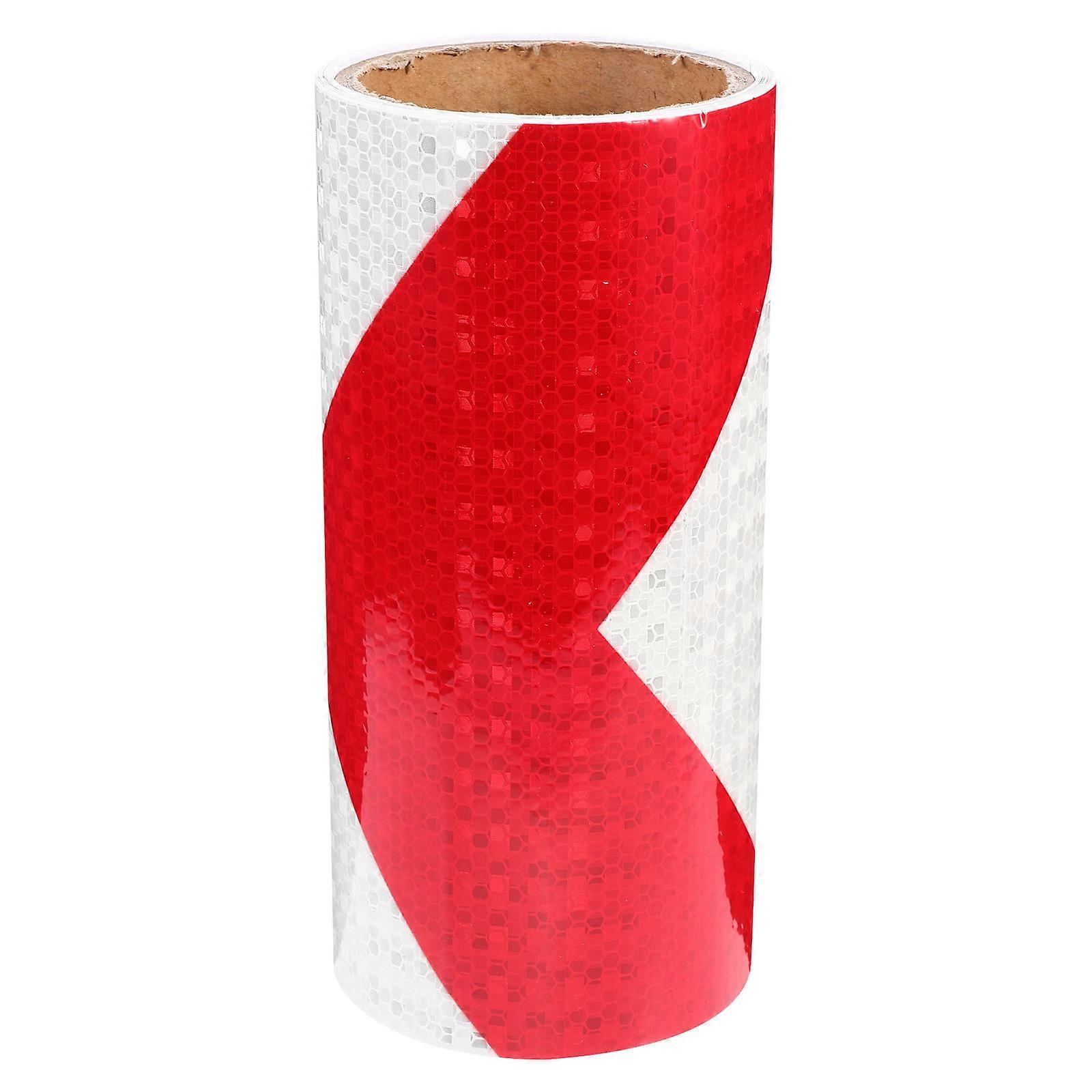 Warning Tape Reflective Decal for Objects Arrow Shape Pvc Waterproof 1Pc