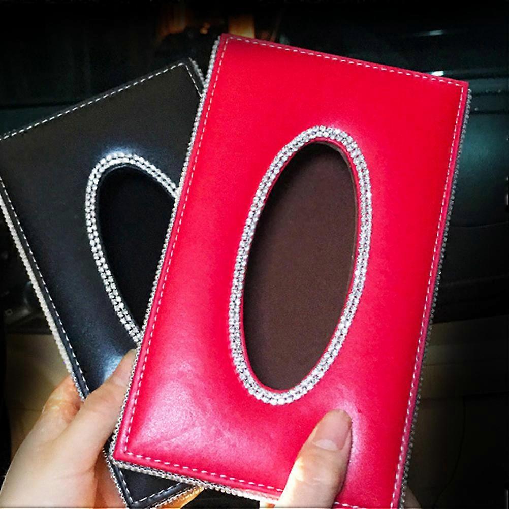Tissue Holder Creative Vehicle-Mounted Tissue Use Red Stylish Multifunctional 1Pcs