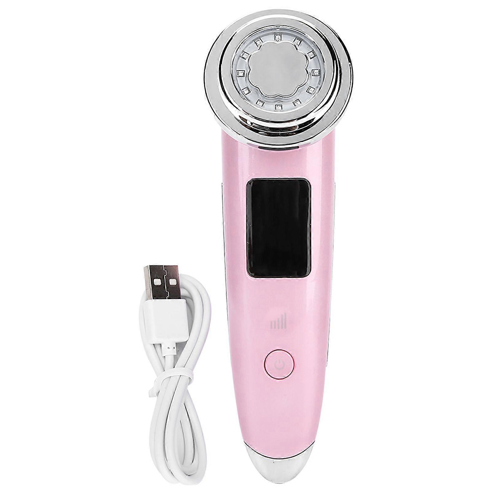 Photon Light Therapy Machine Vibration Face Lifting Tightening Face Care MachinePink