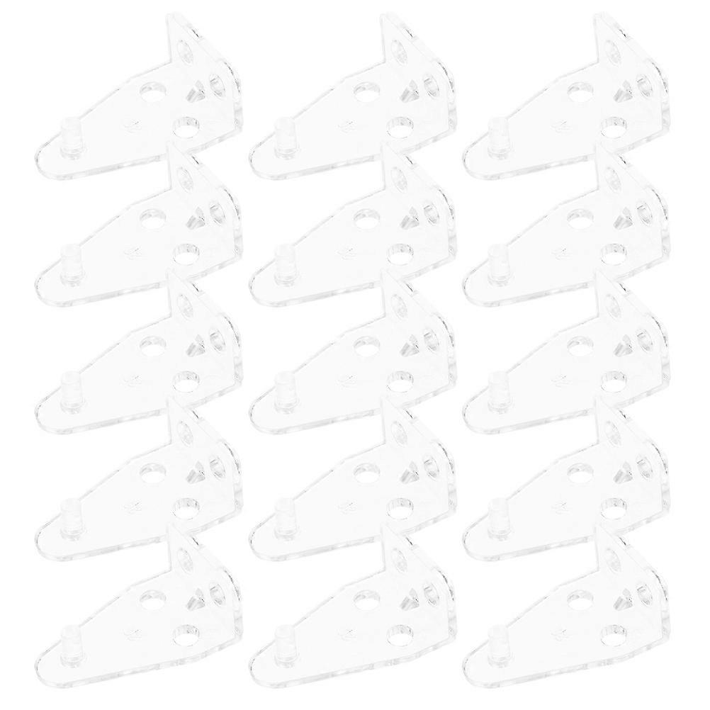 Transparent Plastic Blind Fixer for Fixing 30Pcs Mini Blinds Hold Clips