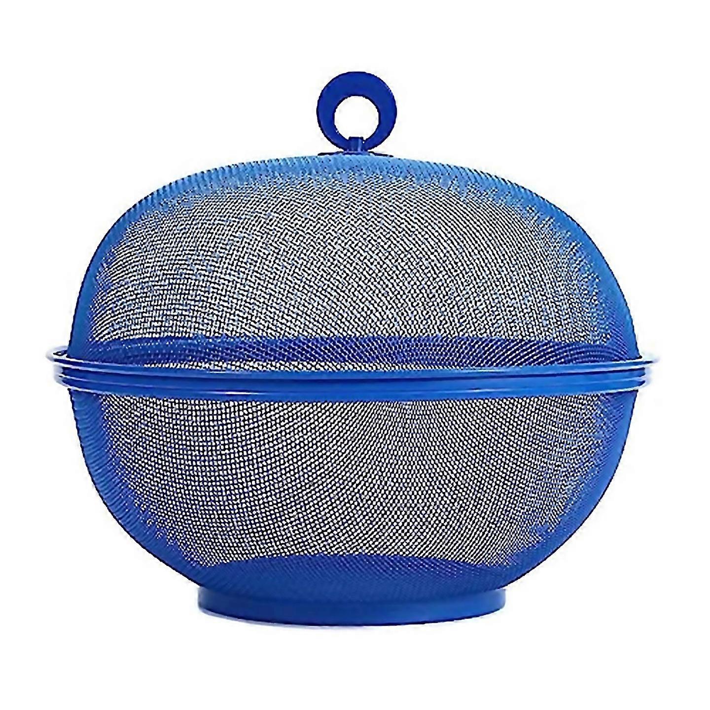 For Kitchen Ware With Lid Fruit Plate Blue
