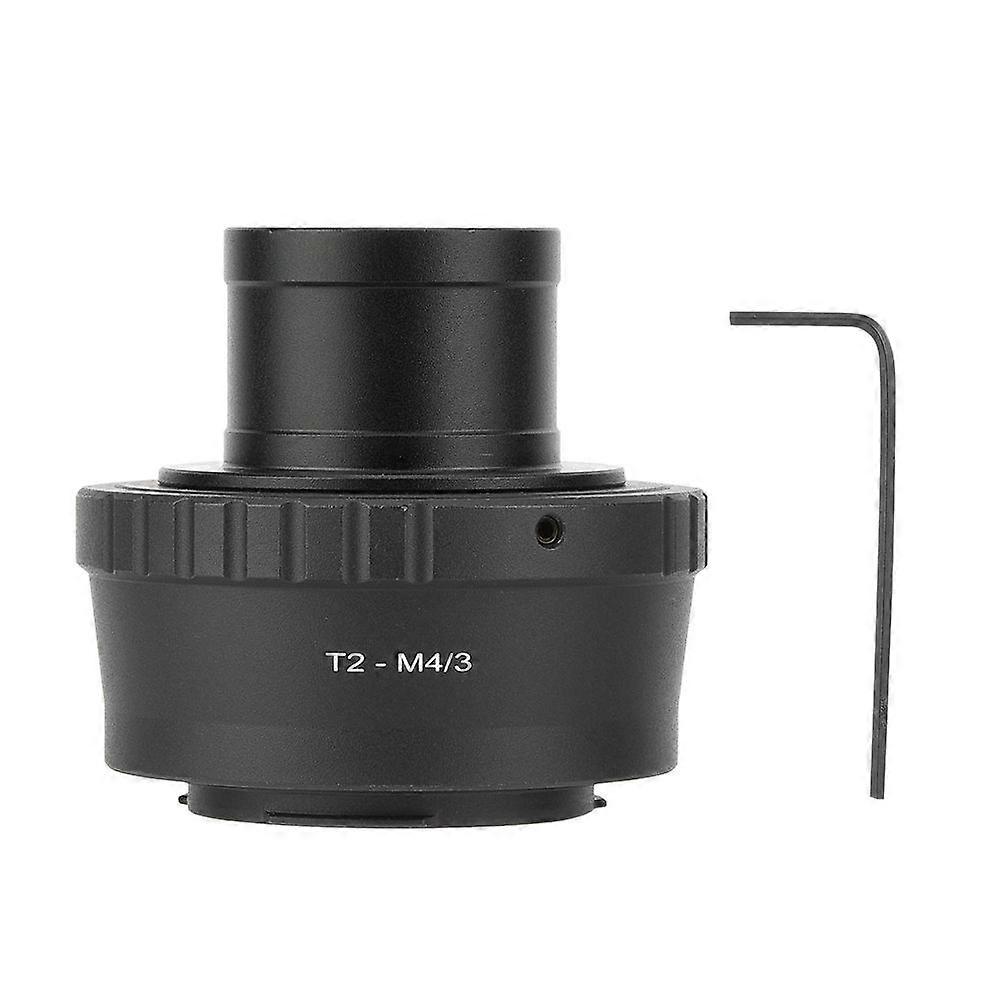 T2-M4/3 Metal 1.25 inch Telescope Mount Adapter Ring to for Olympus M4/3 Camera