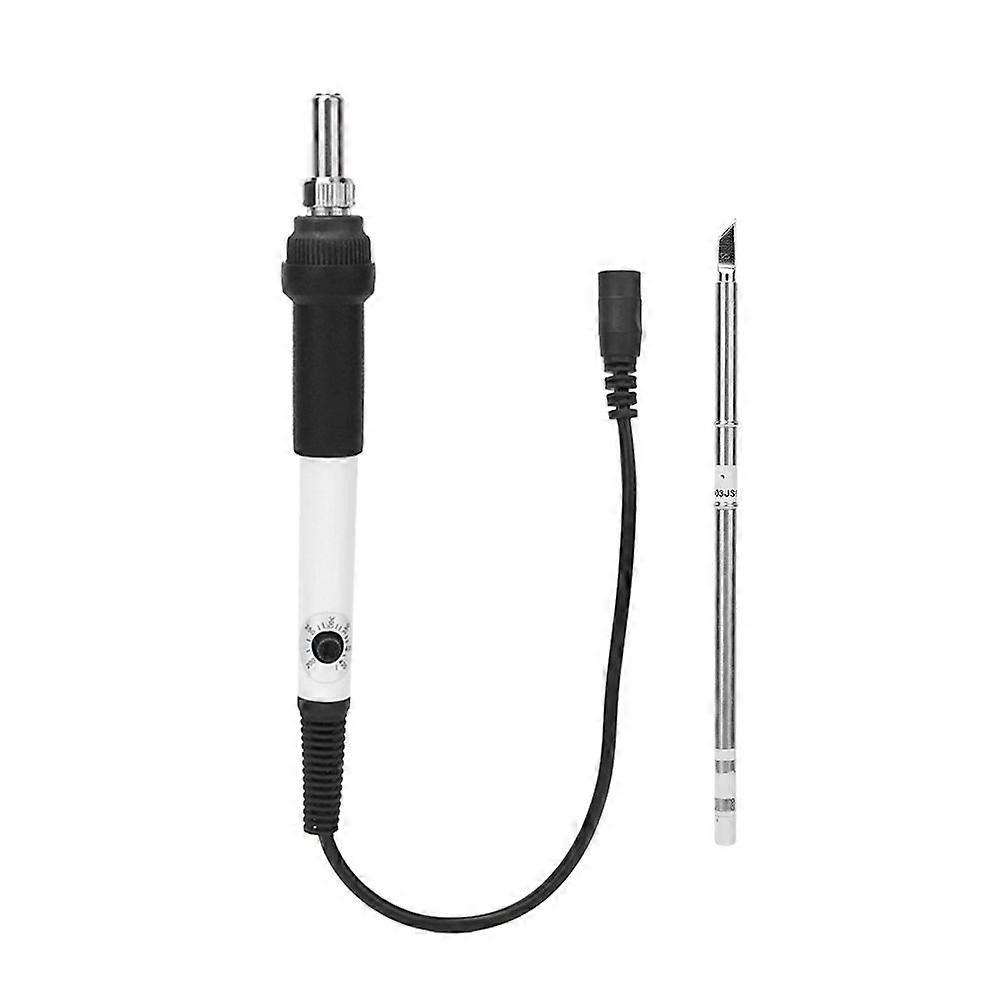 Electric Soldering Iron Adjustable Temperature Fast Heating DIY Kits 200-400 DC12-24VWhite