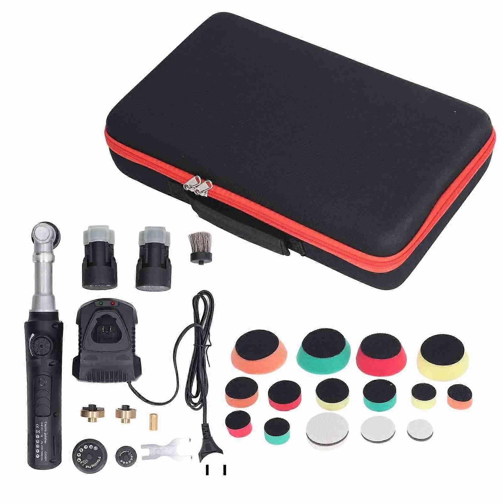 Cordless Polisher 5 Speed Adjustable Mini Rechargeable Polisher Polishing Machine 100240V for Car US Plug