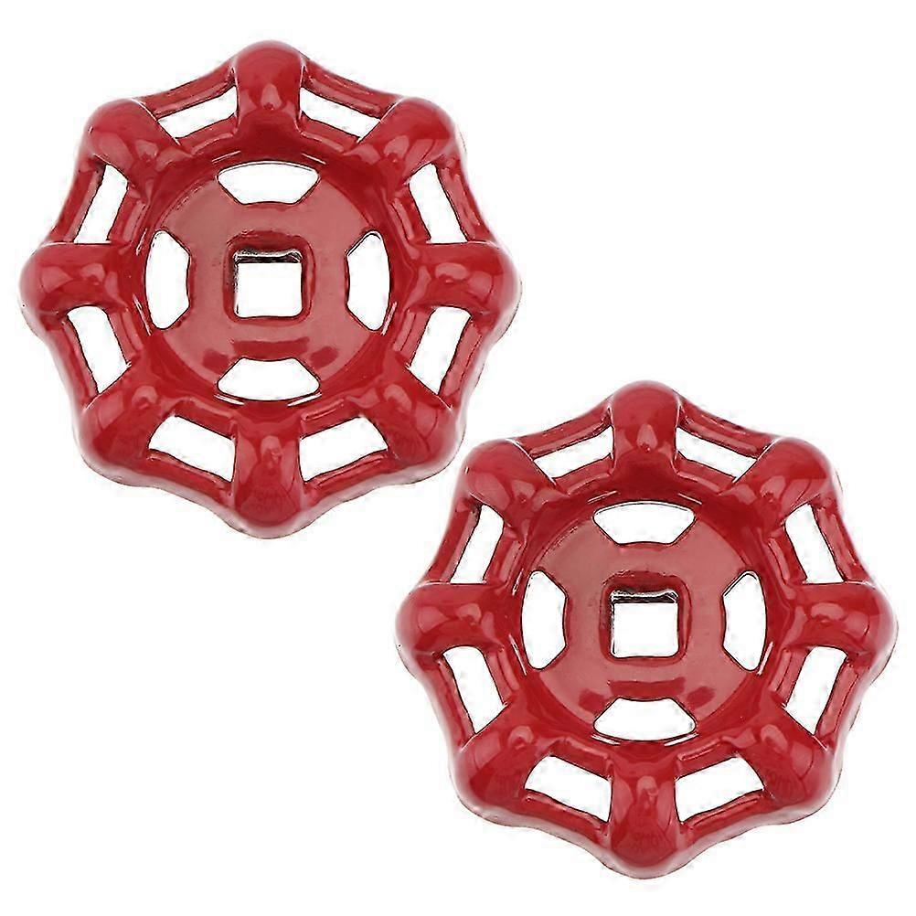 2pcs Outside Faucet Handles Faucet Wheel Handle Cast Iron Replacement Valve Wheel Handle