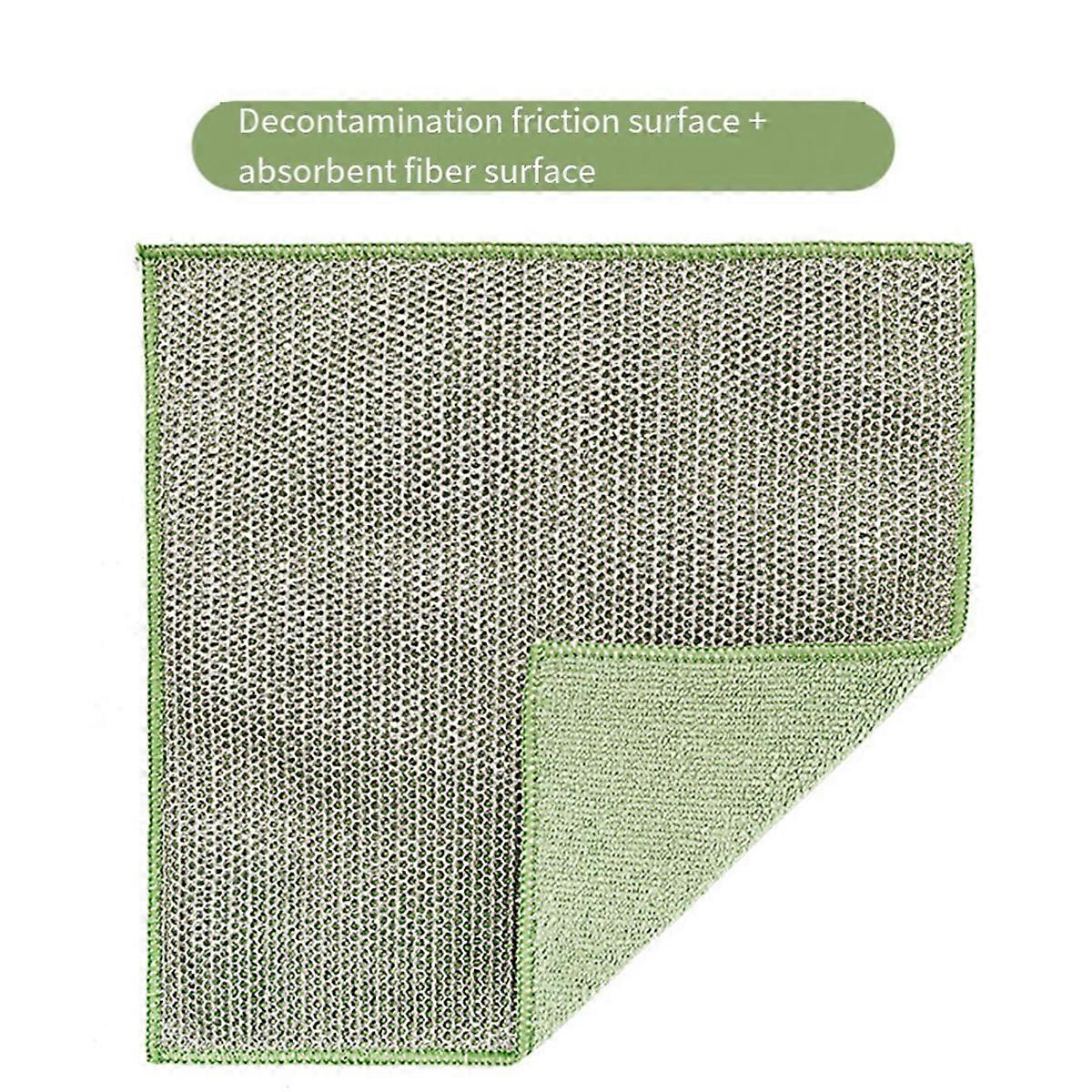 12PCS Wire Miracle Cleaning Cloths,Wire Weaving Cleaning Cloth