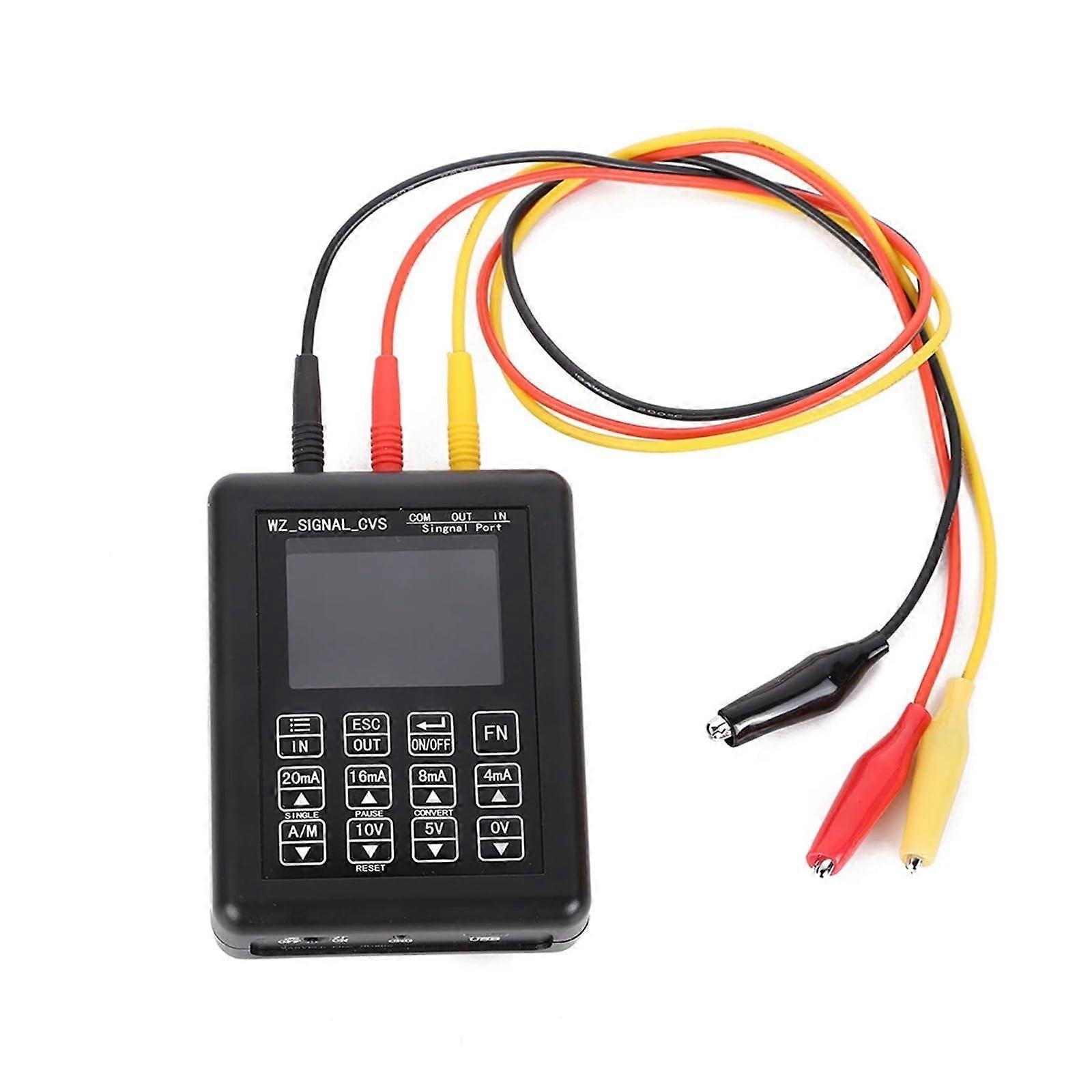 010V To 420mA Signal Generator Precision Adjustable BatteryPowered Voltage To Current Signal Simulator