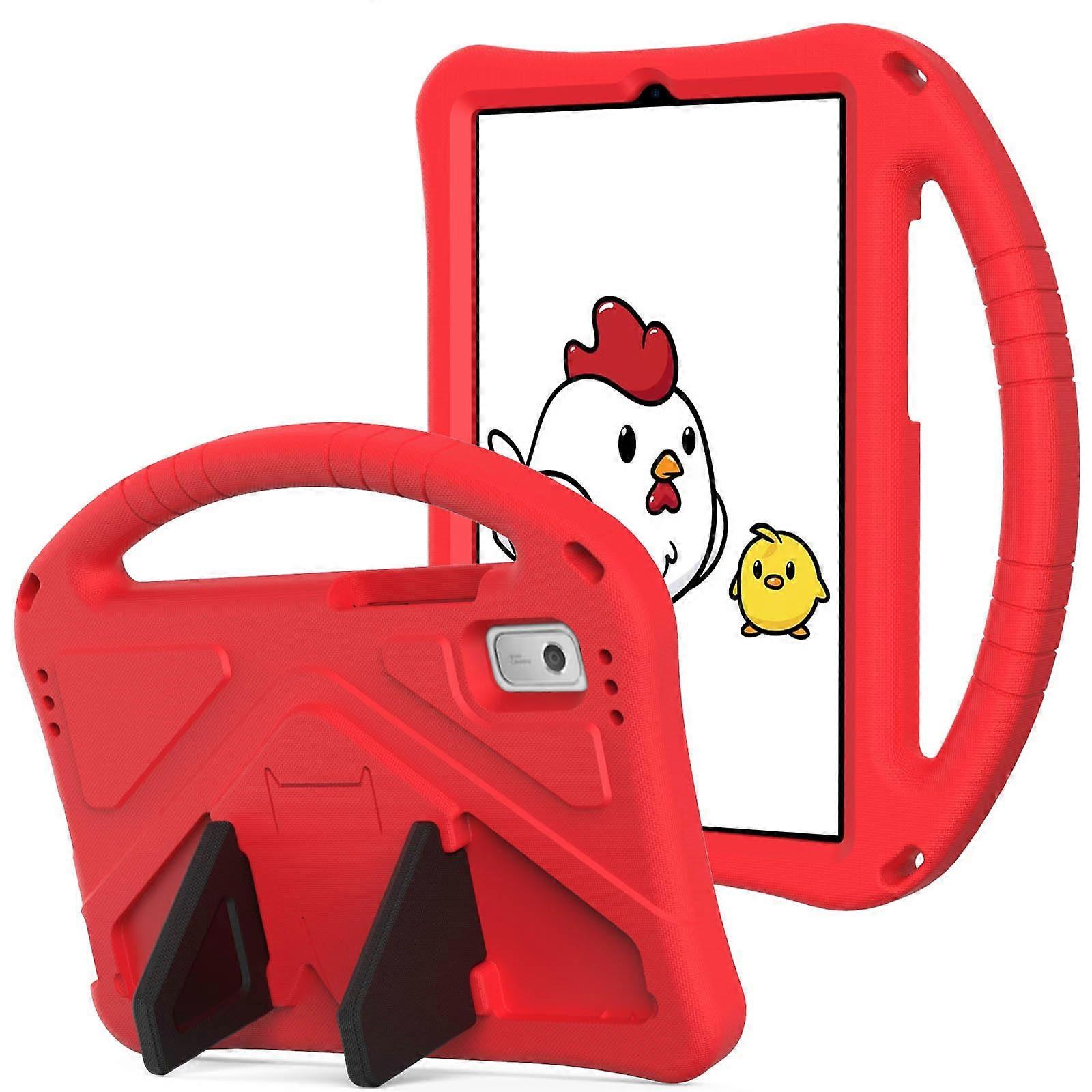 Case for Lenovo Tab M9 9 Inch TB310FU Kids EVA Protective Cover With Stand And Handle Red For Lenovo M9 Tablet