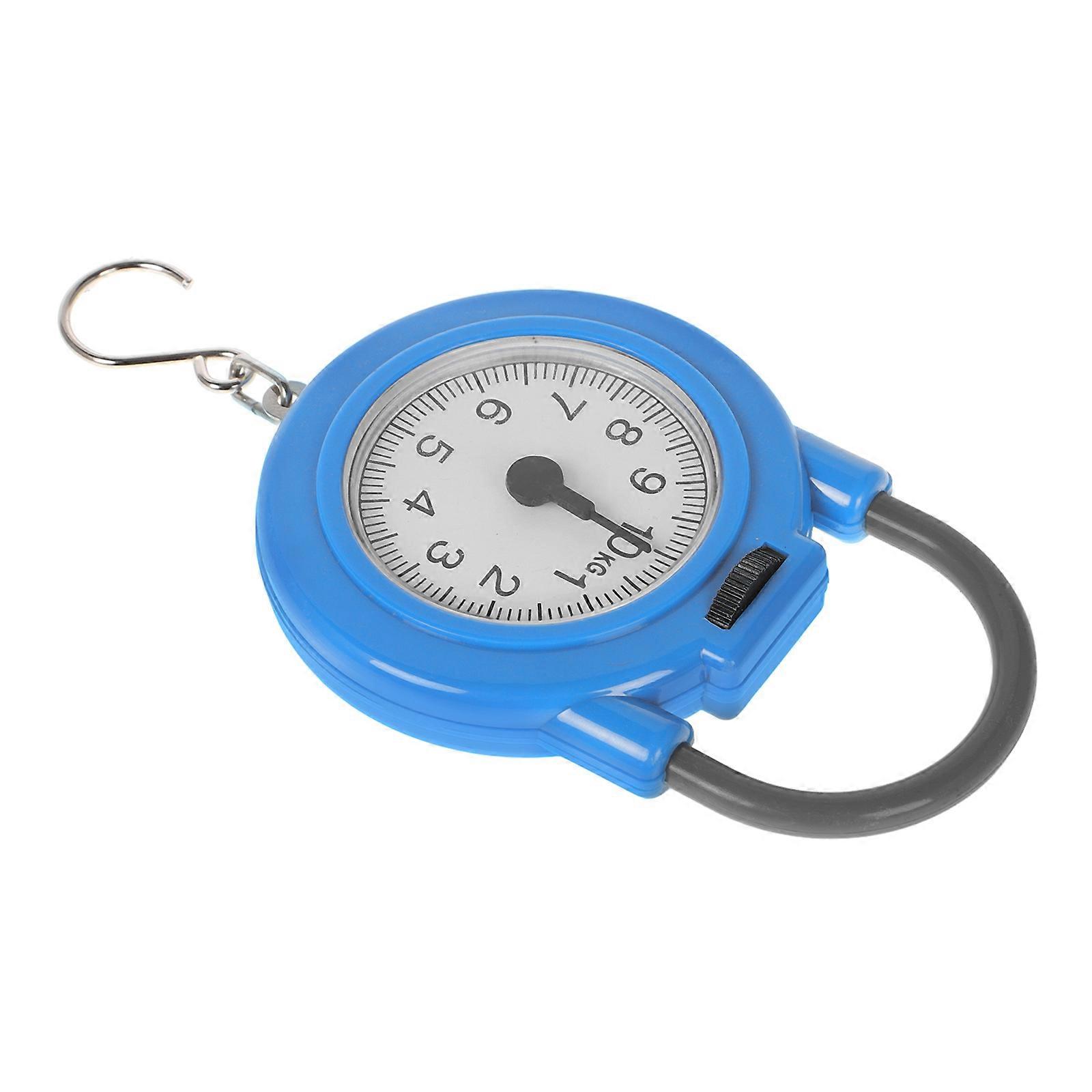High Precision Electronic Weighing Scale 5Pcs For Travelers Featuring Blue Color And Versatile Hook Weighing Functionality
