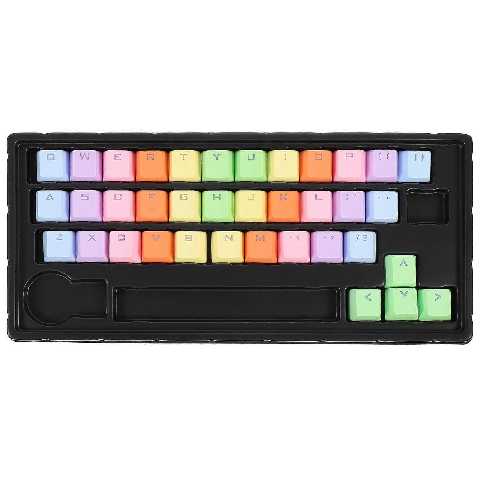 Chic Keyboard Key Caps Computer Keycaps Replace Keycaps Kits 7Sets