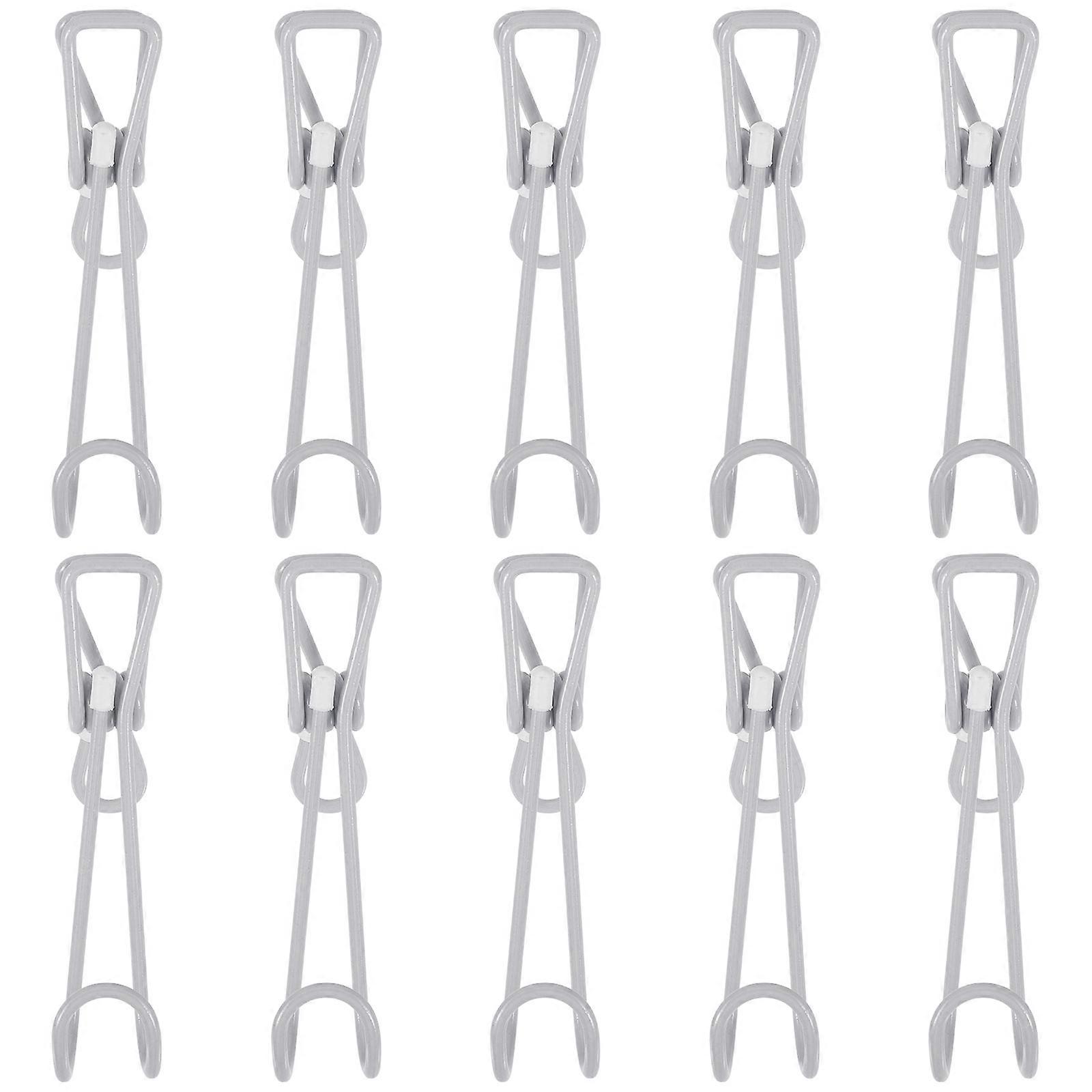 Stainless Steel Hanging Clip Hooks for Kitchen Use 40Pcs