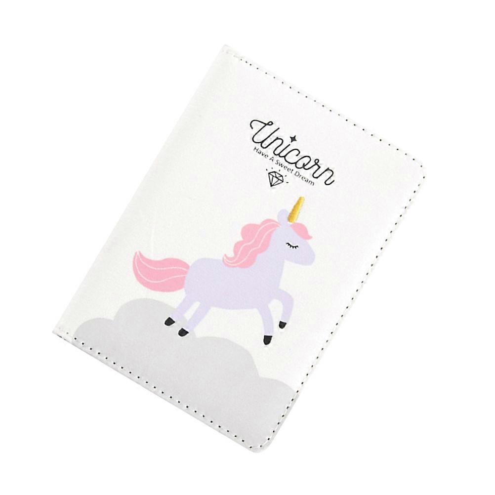 Memo Pad Fabric Cover Diary Notebook for Writing 2Pcs Cartoon White