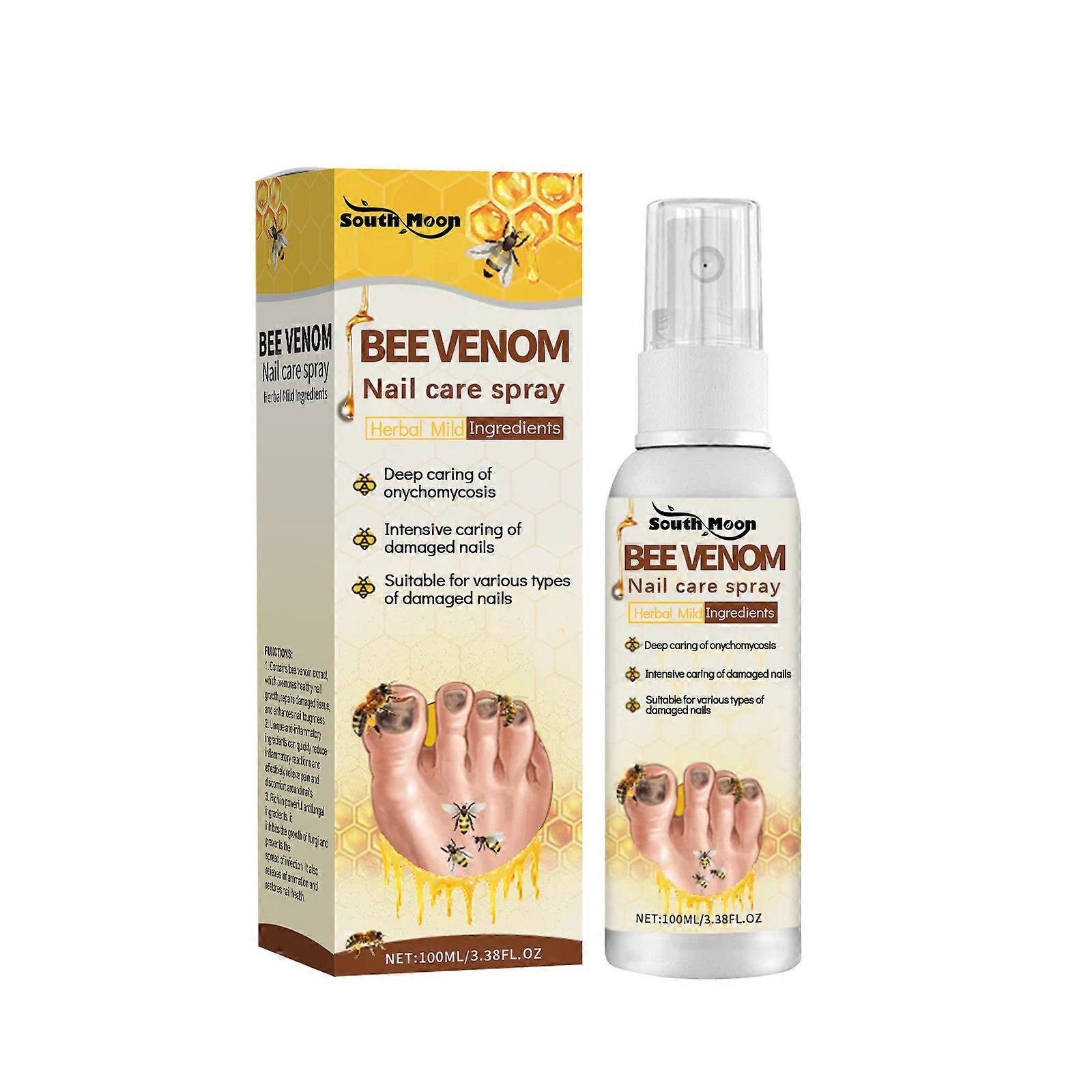 Spray per la cura delle unghie, bordo delle dita resistente, superficie dell'unghia lucida, spray nutriente per api 1