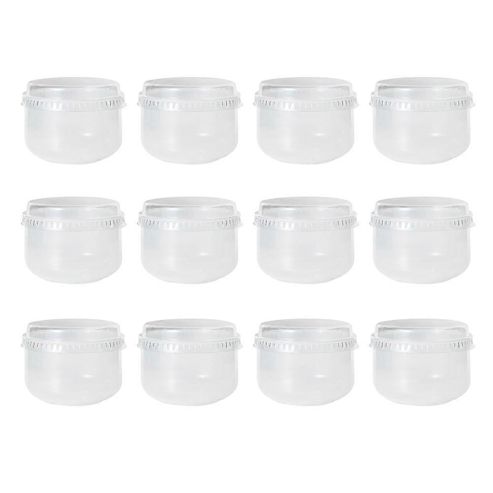 Transparent Plastic Dessert Cups for Home Use Containing 12Pcs Pudding Cups