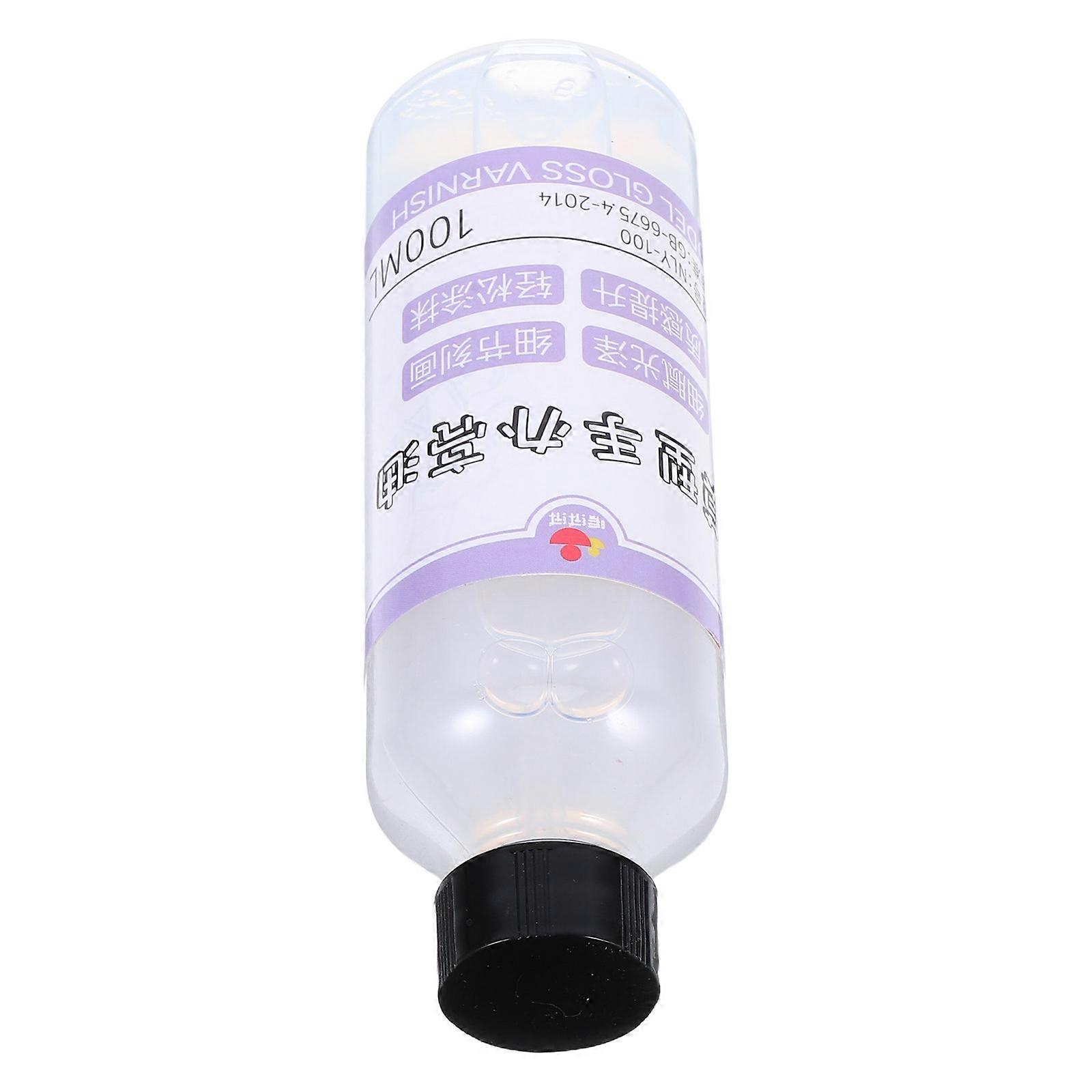 Air Dry Clay Glaze Kit for Moistureproof Sealant with Brush 100ml