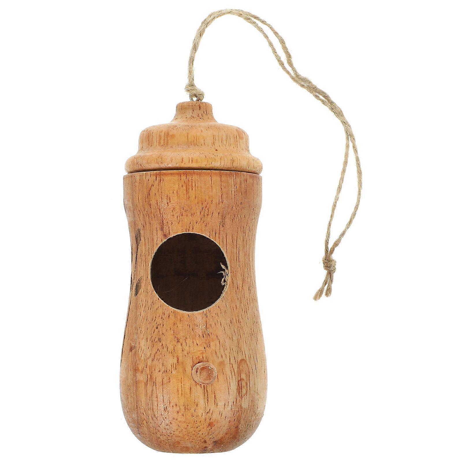 Attracting Birds Hanging Bird Feeder 2Pcs For Garden And Patio In Light Brown Focusing On Easy To Clean Design