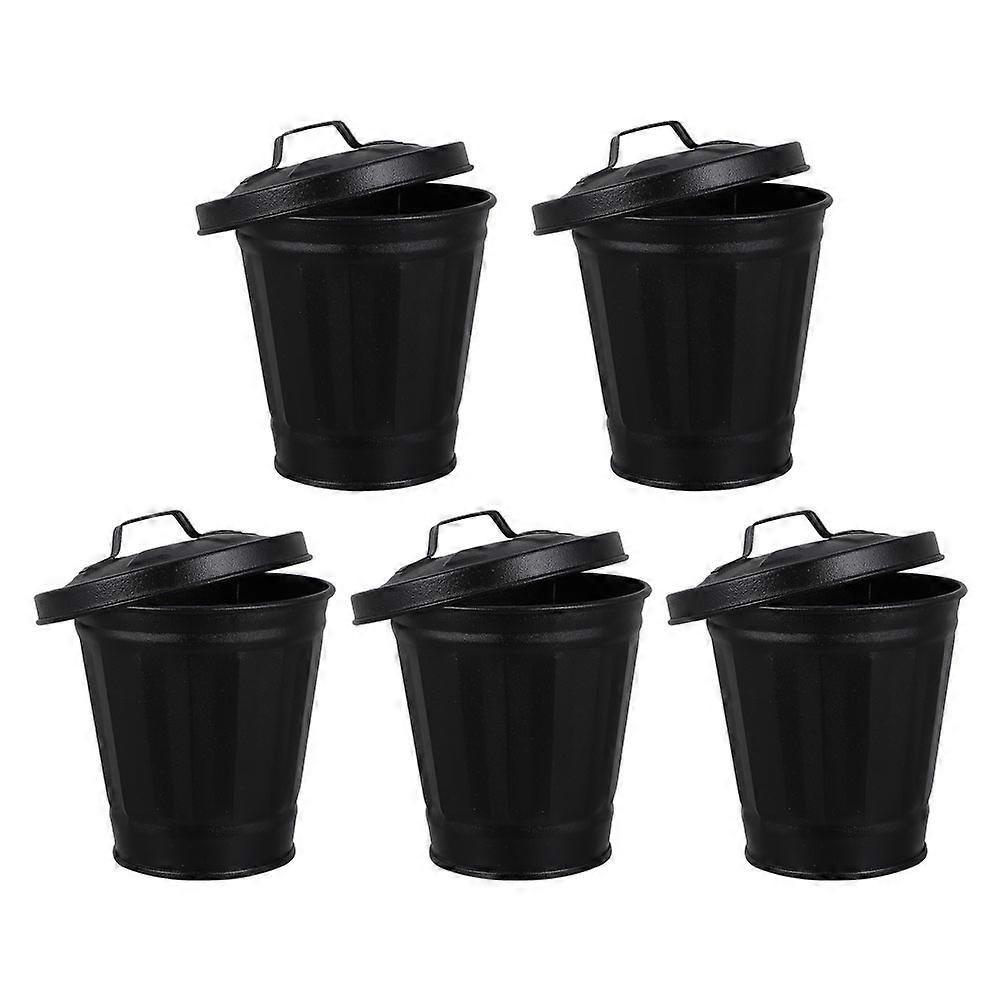 Mini Trash Can Tiny Garbage Containers for Storage Use 20Pcs Desktop Holders