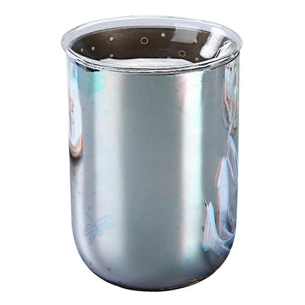 Fragrance Lamp Dragonfly Pattern Cylindric Aroma Machine with 3Pcs Glass Holder