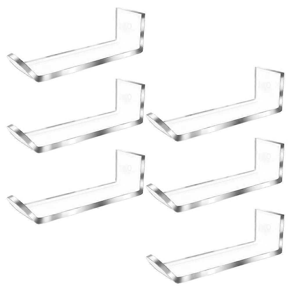 Wall Mount Hat Rack for Display 18Pcs Transparent Acrylic Holder