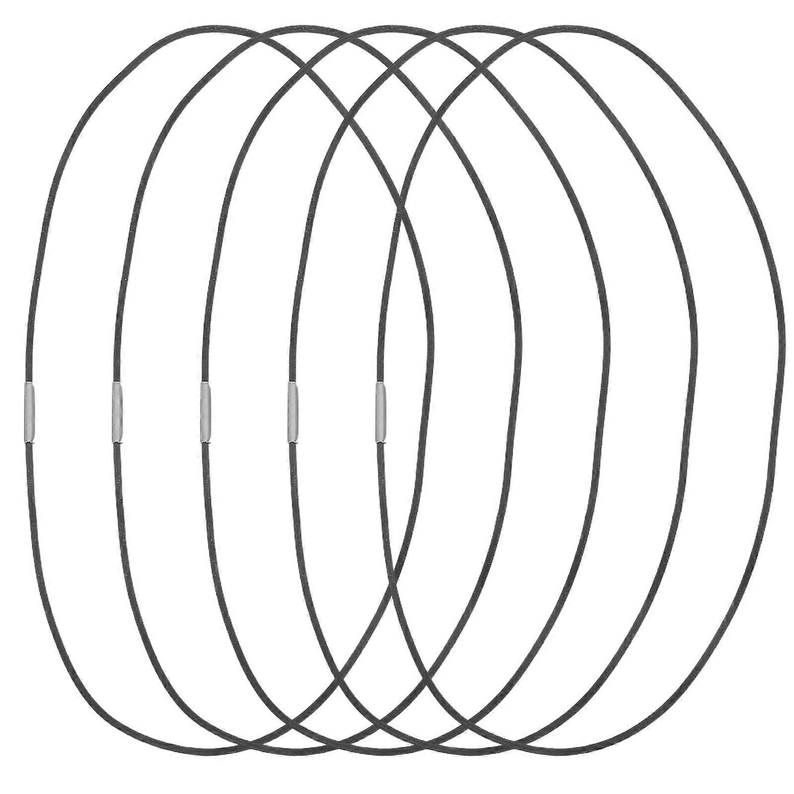 Notebook Rope Connecting Ropes for Traveler Notebook Elastic Bands 18Pcs Black