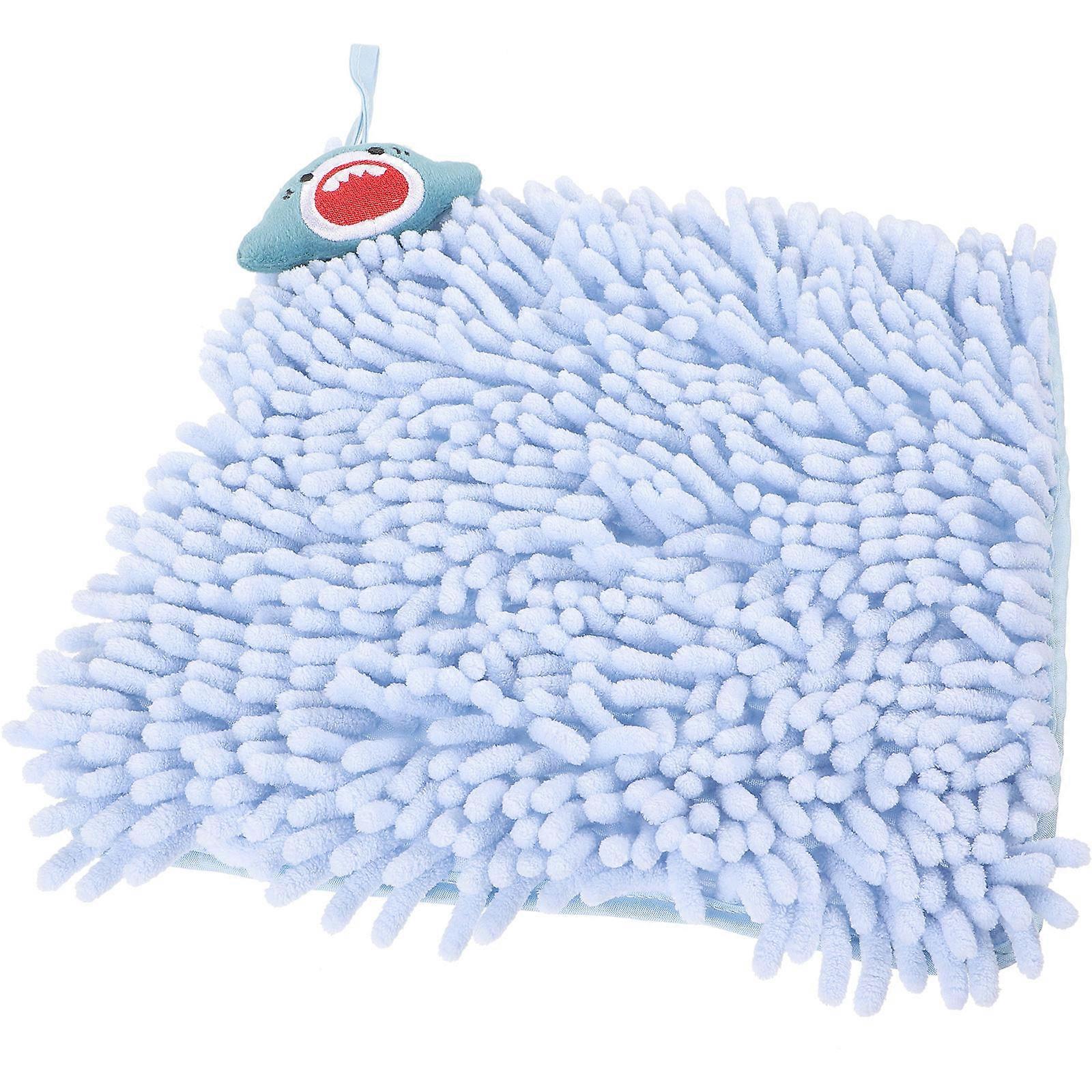 4Pcs Hand Wipe Towel Suitable For Home Use And Outdoor Travel Sky-Blue Multi-Purpose Absorbent Design