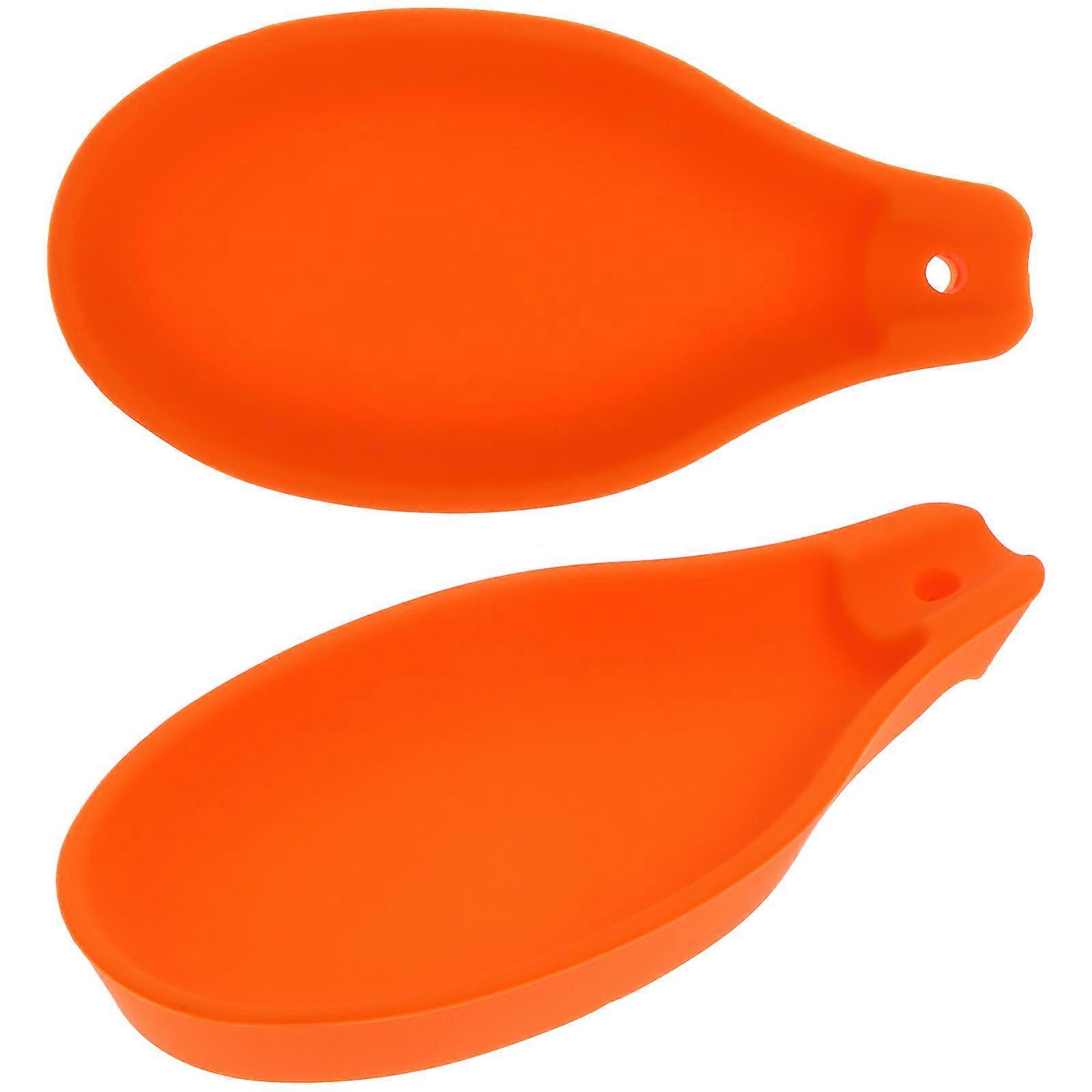 Spoon Pad Silicone Spoon Holders for 6Pcs Kitchen Use