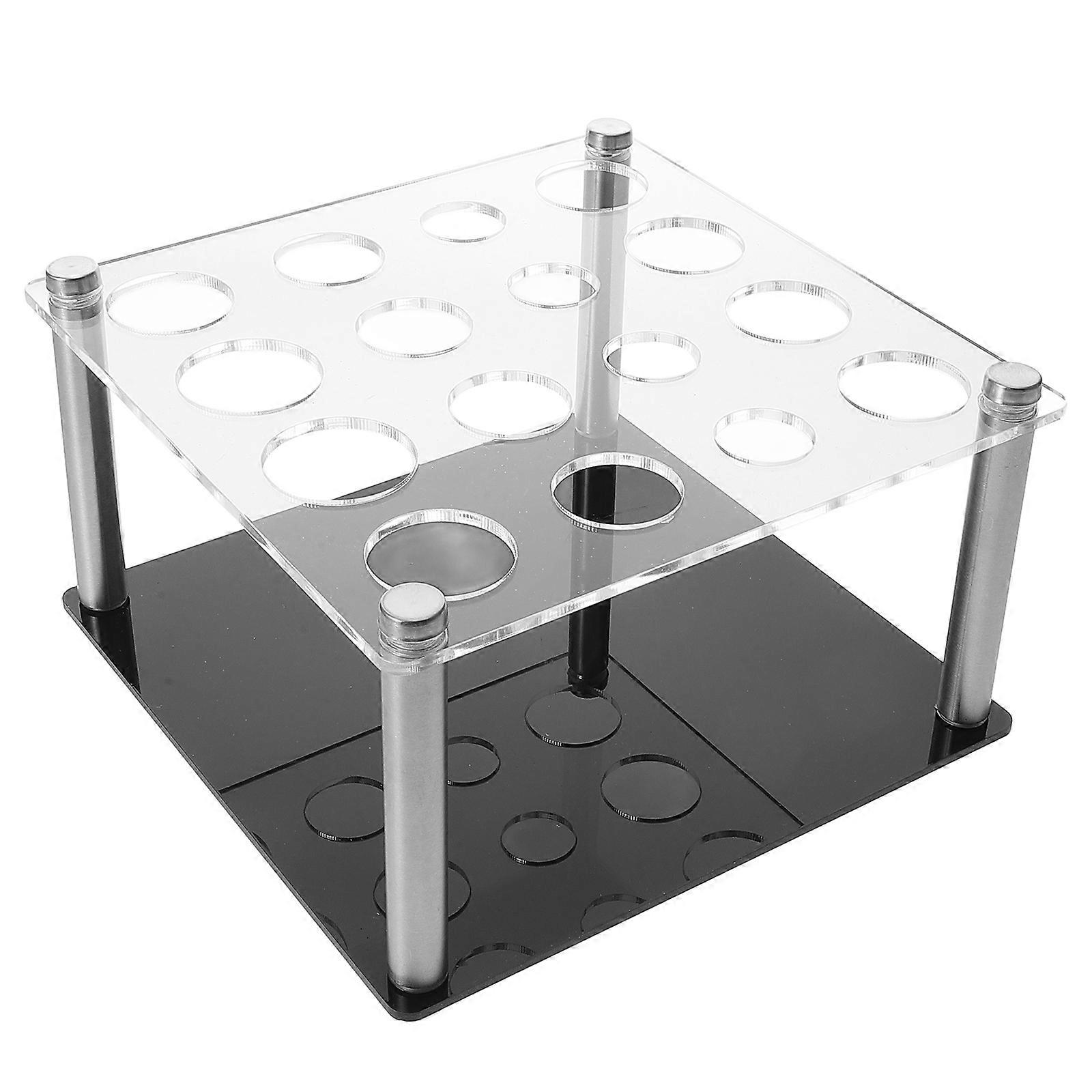 Acrylic Chess Mold Stand For Board With Sleek Design And Versatile Apertures 5Pcs