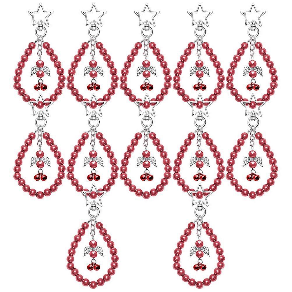 Christmas Beaded Ornaments Hanging Decoration 24Pcs for Tree