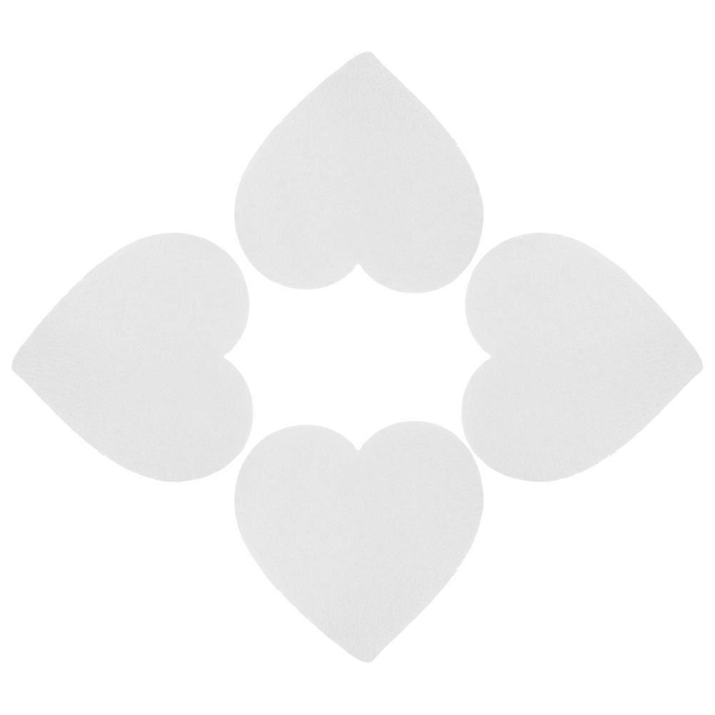 8Pcs Foam Cake Dummy Heart Shaped for Cake Decorating Practice