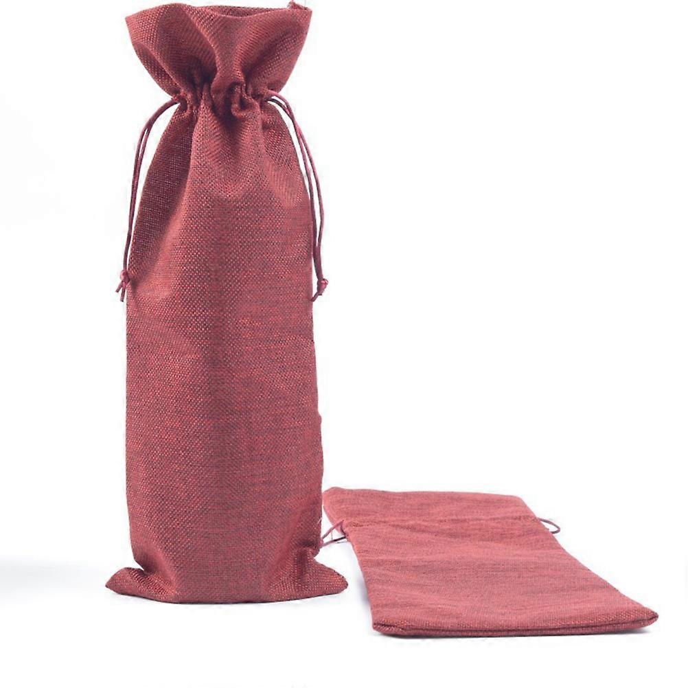 Bags Linen Jute for Party Use 3Pcs Assorted Color Gift Covers