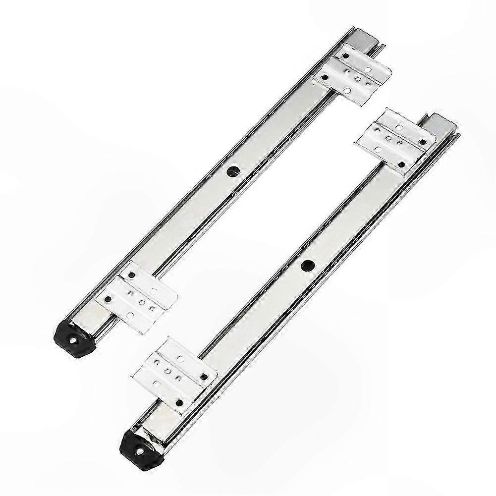 Adjustable 35-Key Keyboard Drawer Rail for Underdesk Computer Slide Track Side Mount