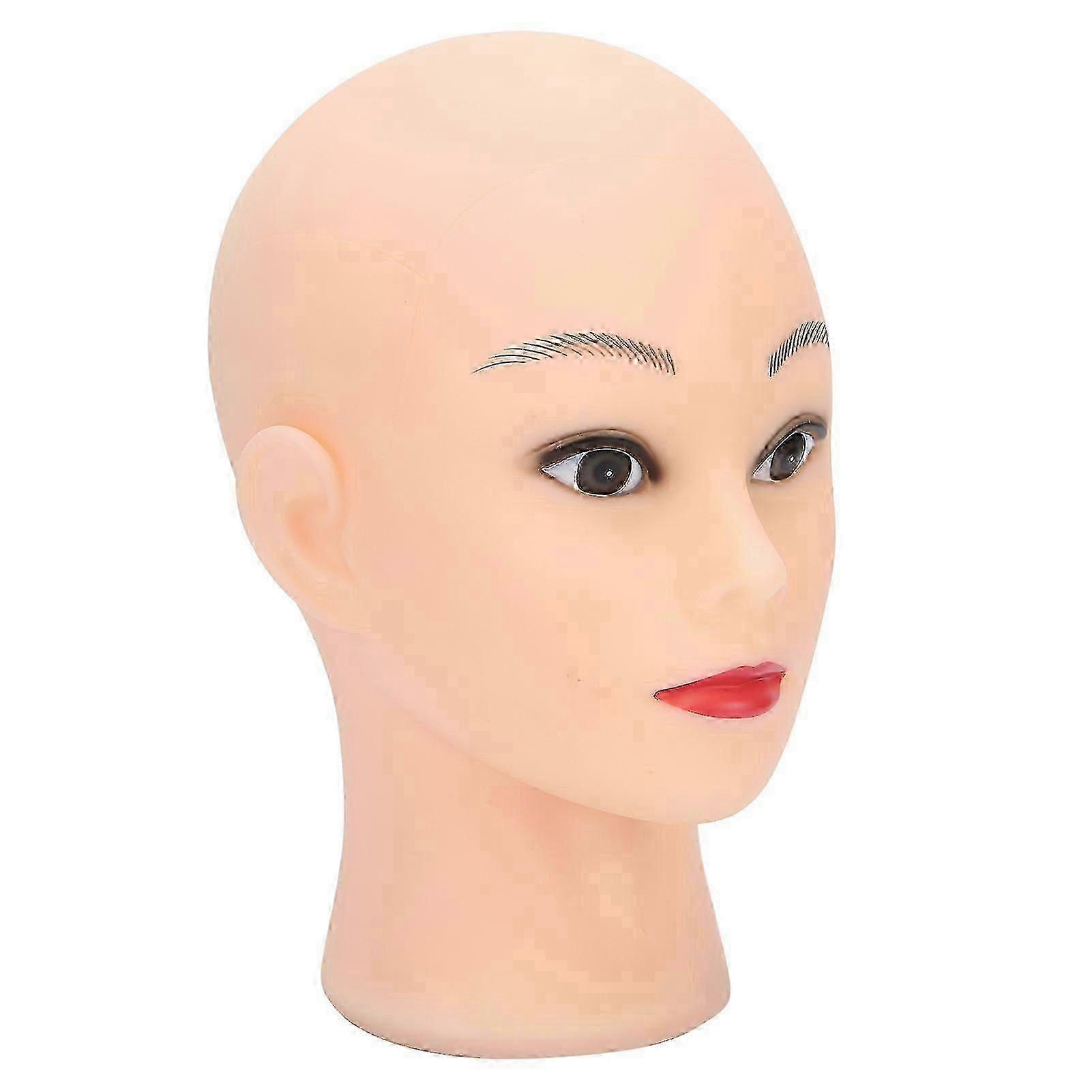 Bald Mannequin Head for Hats, Glasses, Wigs Display & Practice