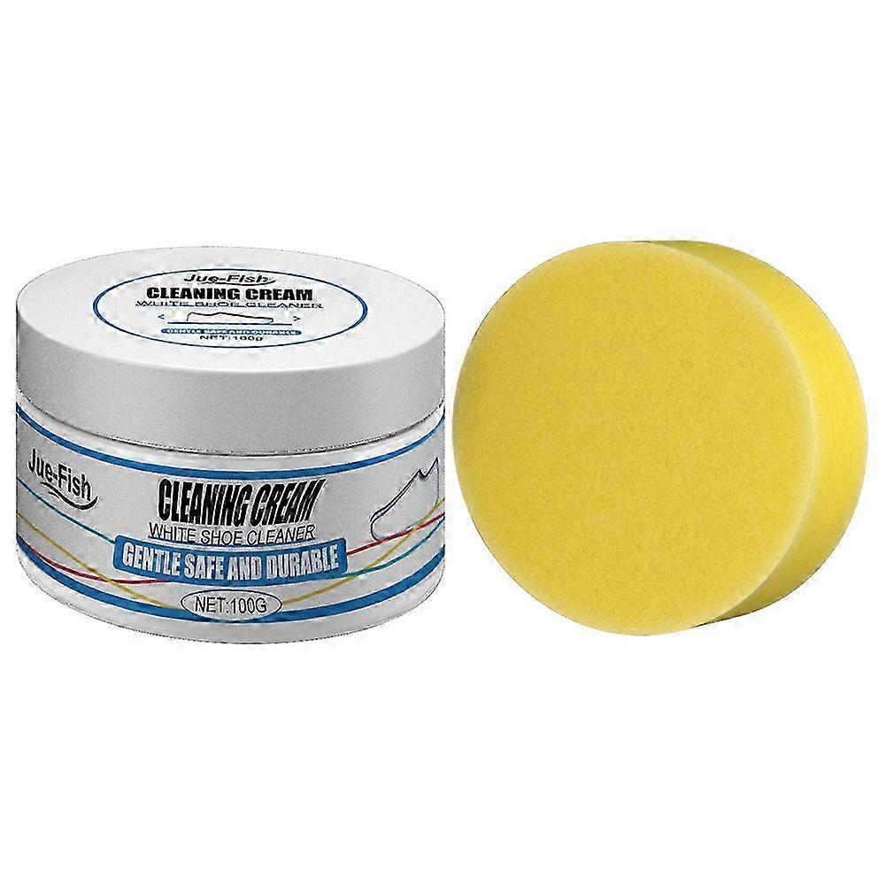suitable for white shoes, 2/3pcs multi-functional cleaner cream with wipe for stains