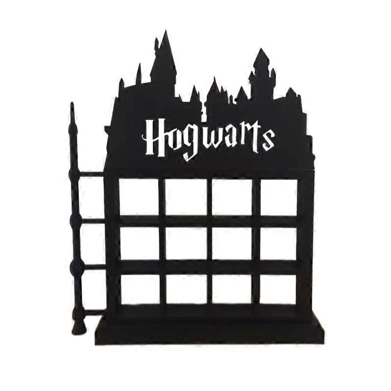 Wooden Movie Theme Action Figures Display Case Collectibles Display Shelves Rack For Figures Shot Glasses Collection Floating-A