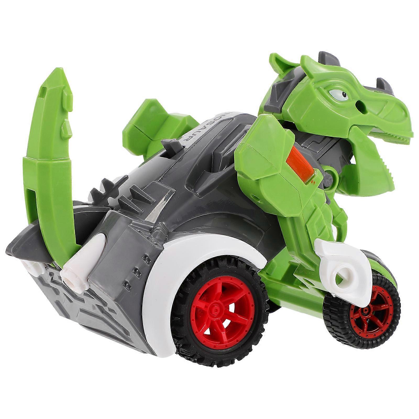Dinosaur Car Inertial Pull Back Toy Car for Kids Dinosaur Transforming Toy