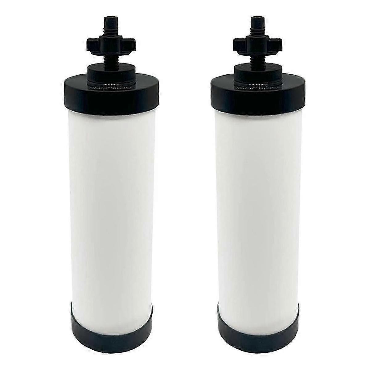 2Pcs Ceramic Filter Replacement For Water Filter, Repeatable Cleaning Filters For Filtration System
