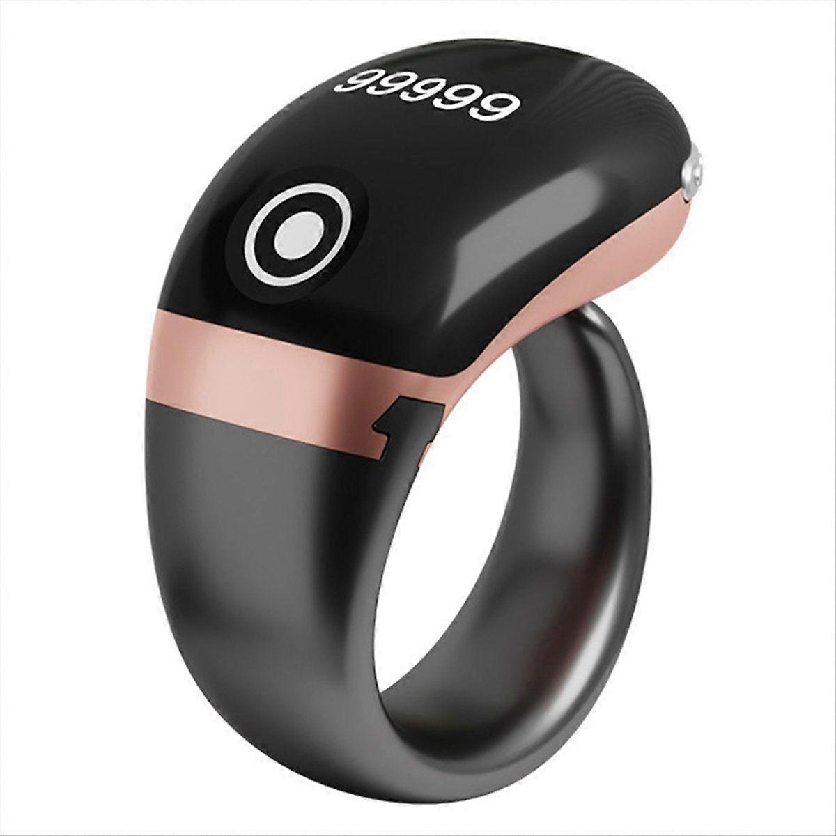 S7pro Electronic Finger Counter with OLED Display 0-99999 Ring Counter Type C Bluetooth APP Control Rose