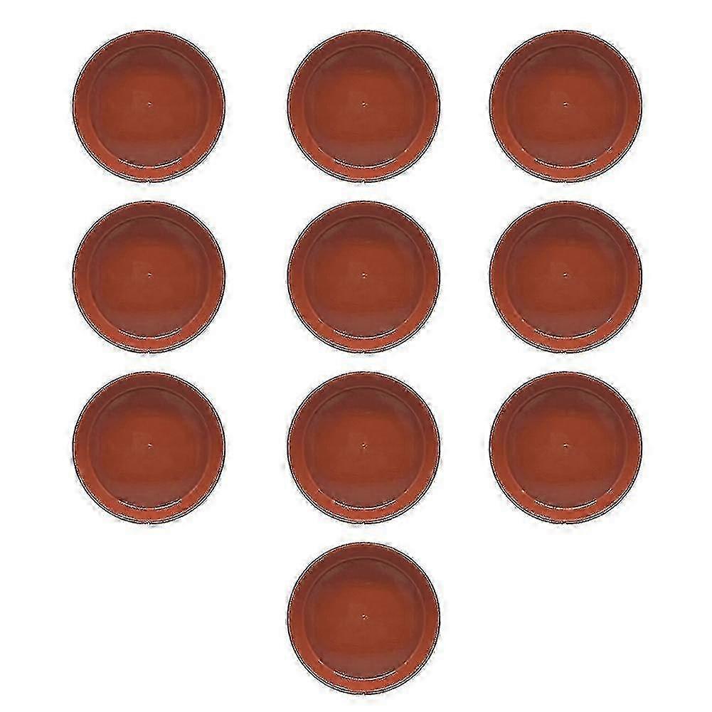10pcs 10sizes Plastic Round Shape Home Garden Flower Pot Planter Tray Saucers Jikaix