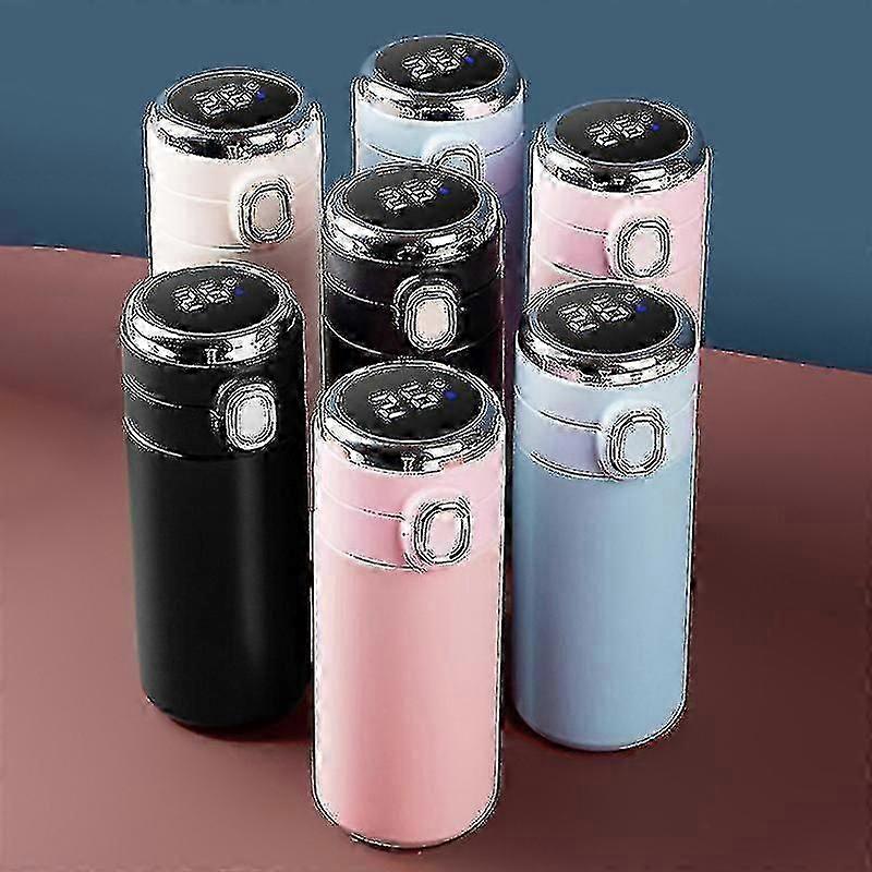 25-26 Smart Thermos with Temperature Display, Stainless Steel Coffee Cup