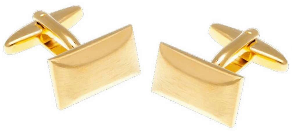 David Van Hagen Rectangle Cufflinks - Gold