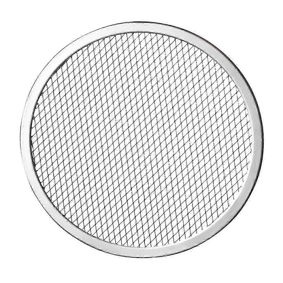 13-Zoll-Aluminium-Pizza-Backsieb mit nahtlosem Rand - Perfekt knusprig, verbesserter Luftstrom