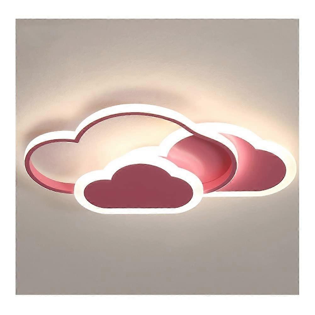 Ceiling Lighting Cloud White LED Embedded Ceiling Lamp Three Color Temperature Adjustable Living Room Cartoon Modern
