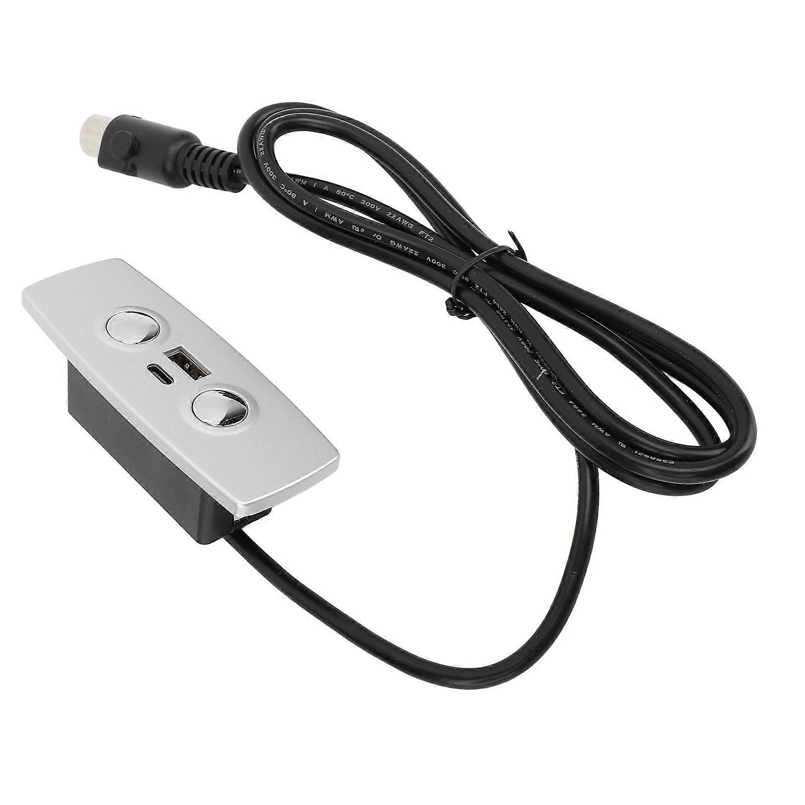 Recliner Controller Replacement 2 Button 5 Pin USB Type C Ower Electric Lift Chair Sofa Hand Control Switch 