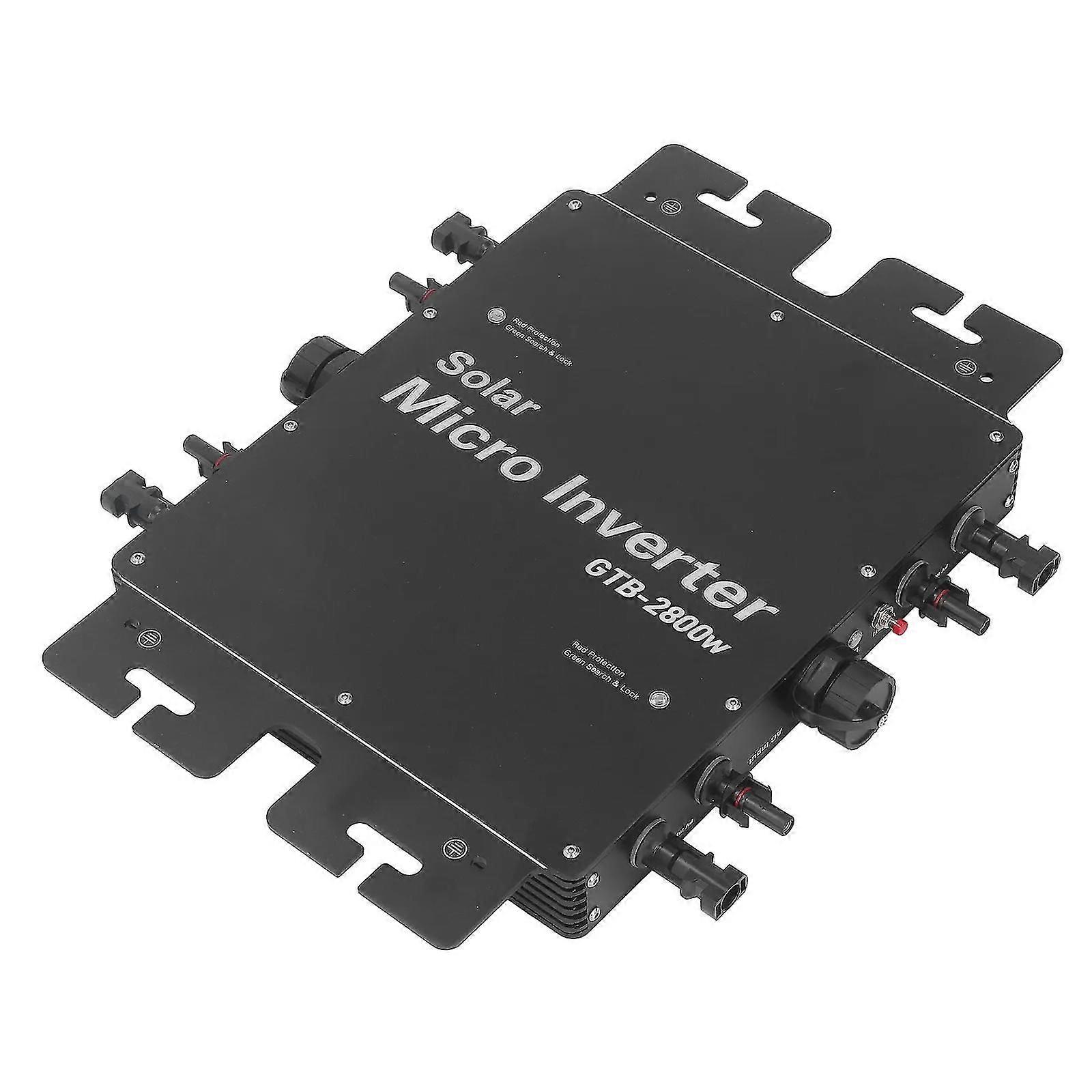 2800W Solar Grid Tie MPPT Micro Inverter Pure Sine Wave Control IP65 22-50V 230V