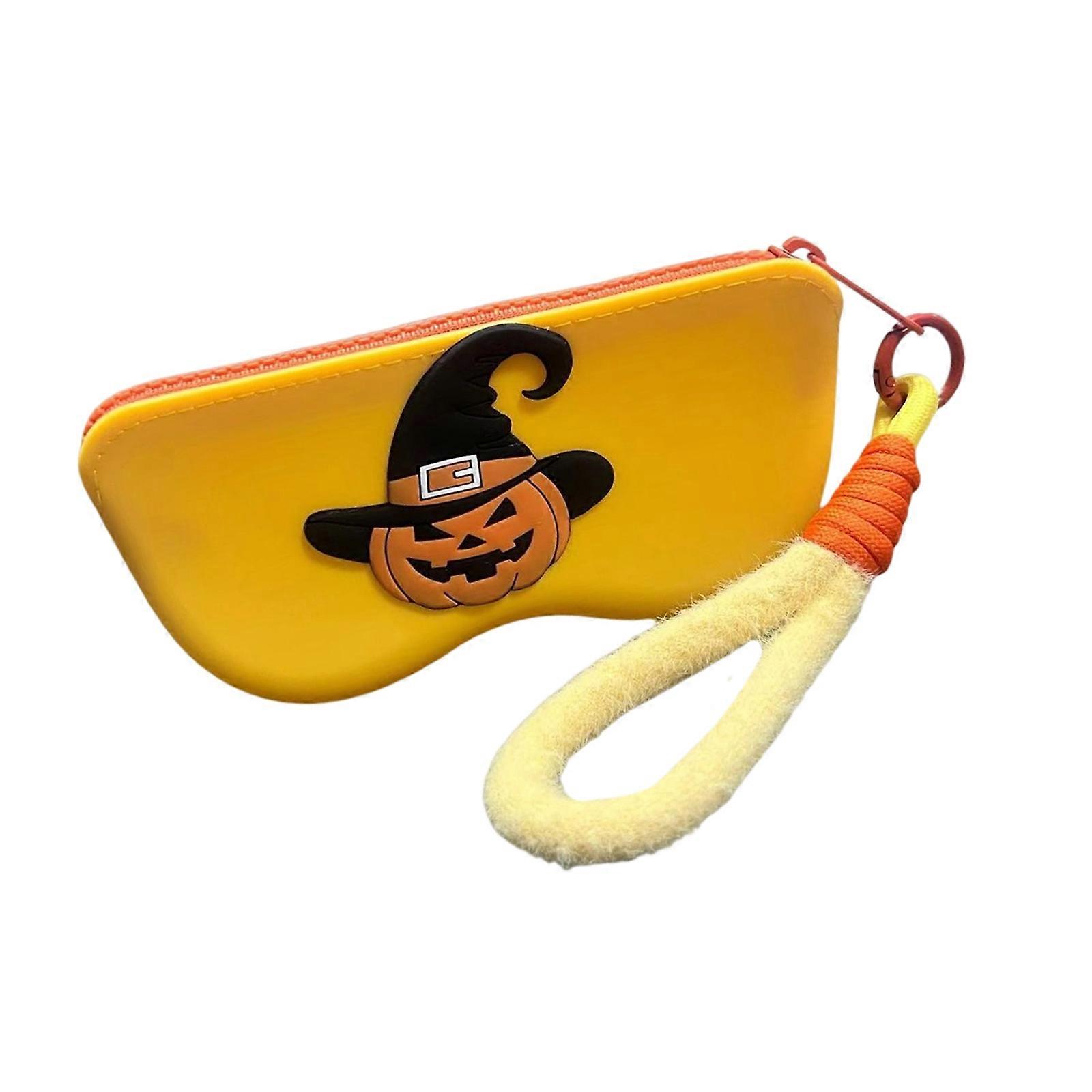 Friendly Silicone Eyeglass Holder Multipurpose Storage Case Halloween Accessory for Glasses Small Items Multicolor