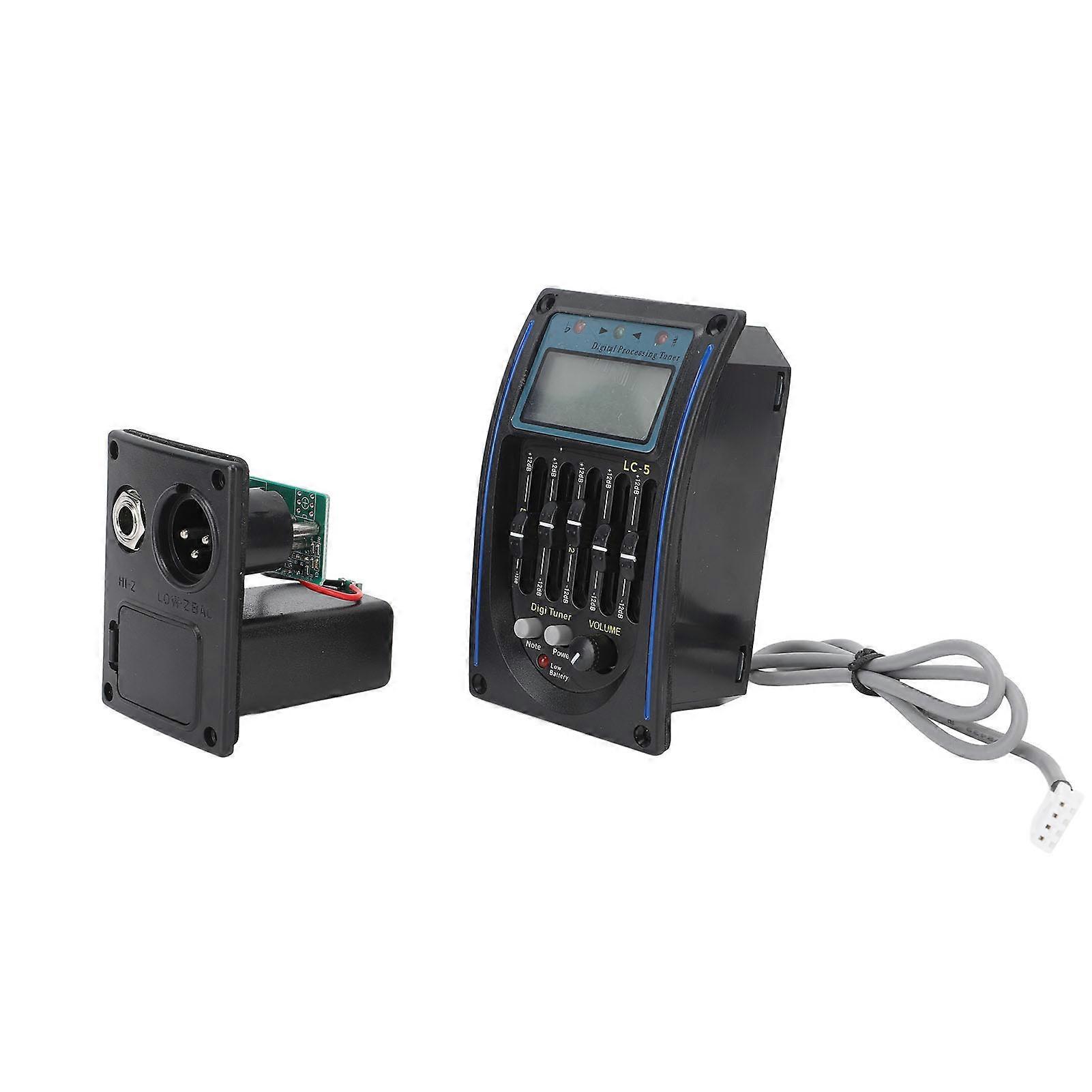 Acoustic Guitar Pickup Precise Tuning Multi Functional Guitar EQ Equalizer Pickup